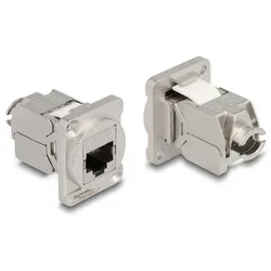 DELOCK D-Typ Modul RJ45 Cat.6A Buchse zu LSA Buchse