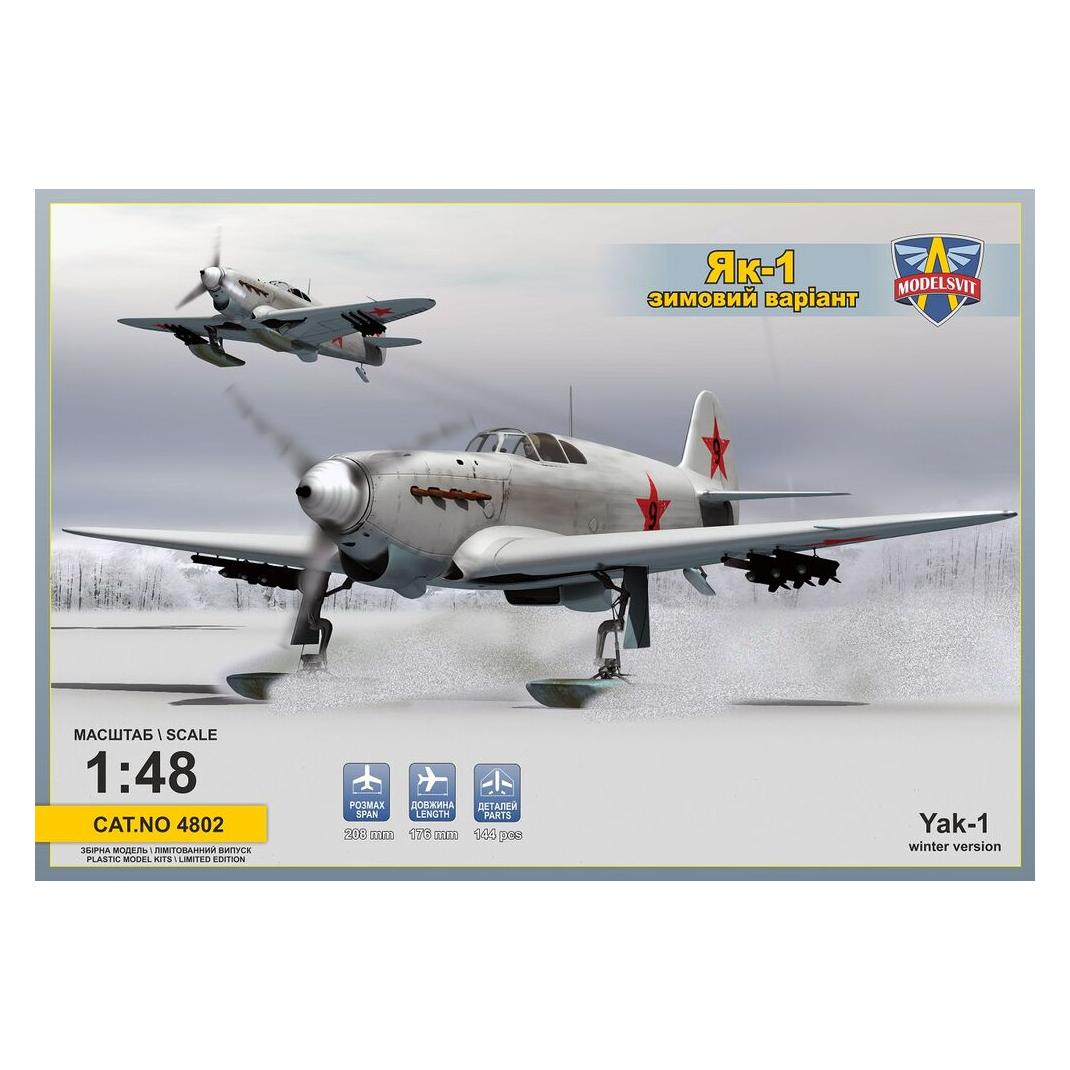 Modelsvit Yak-1 Soviet fighter on skis (MSVIT4802)