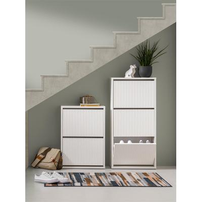 Schuhschrank HEINE HOME, weiß, B:50cm H:70cm T:20cm, MDF, Schränke, Schuhschrank