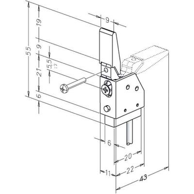Assa Abloy effeff Riegelschaltkontakt 878----------00