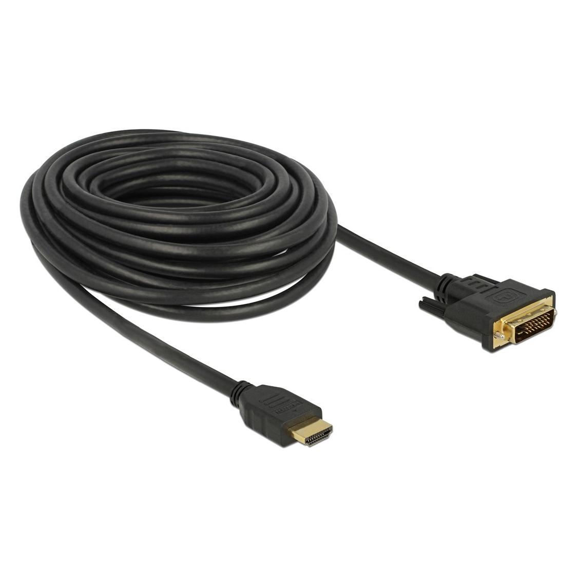 Delock DVI| HDMI (Typ A) - DVI| HDMI (Typ A) (10 m) (85657)