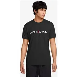 NIKE Herren Fantrikot Jordan Air, Größe M in Schwarz Schwarz