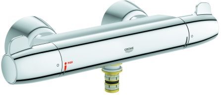 Grohe Grohtherm Waschtisch-Thermostat 34666000 chrom, Wandmontage, DN 15