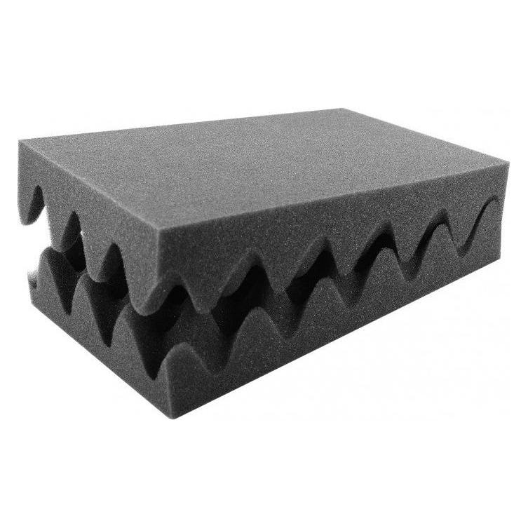 Feldherr HSNP050SET - 2 Stück 275 mm x 172 mm x 50 mm half-size Noppenschaum Einlage (Schaumstoff) (HSNP050SET)