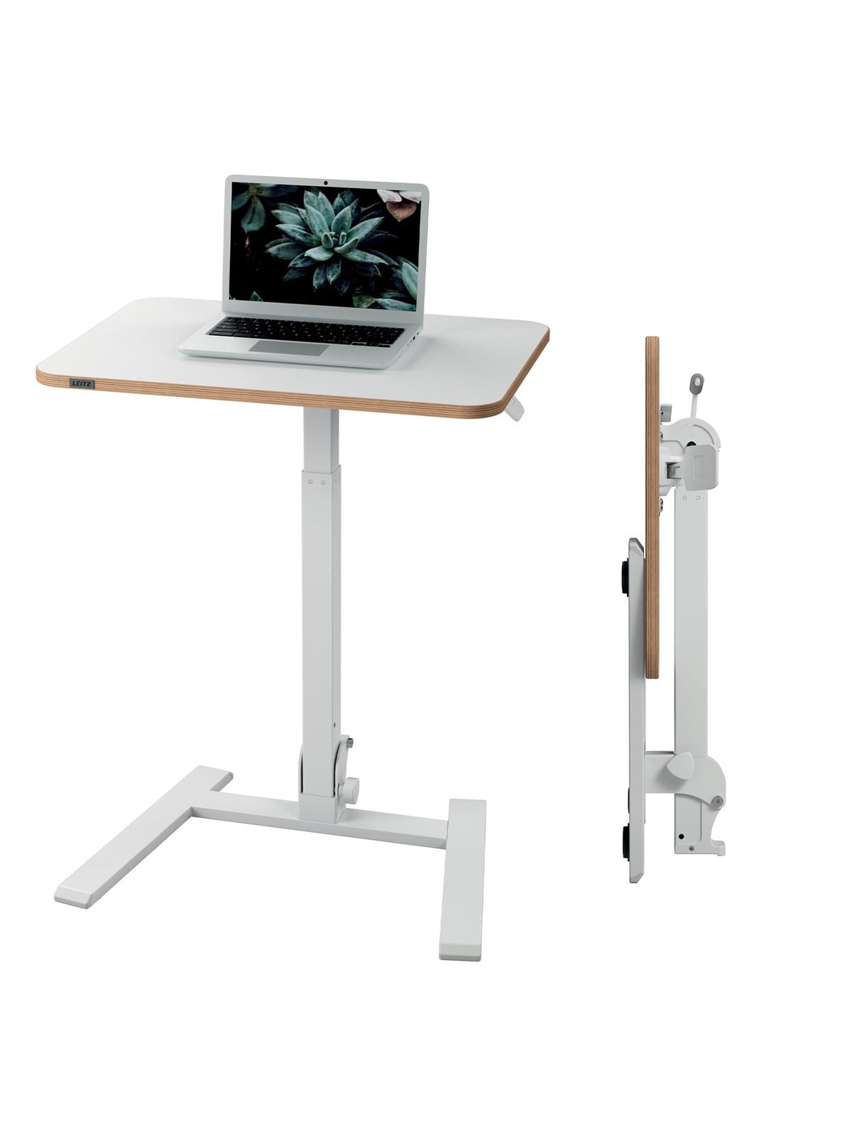 Leitz Ergo Compact Workstation Pro Kleiner Klappbarer höhenverstellbarer Sitz-/Steh-Schreibtisch Gamer Tisch