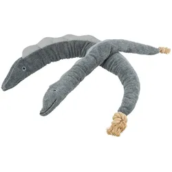 2x Trixie BE NORDIC eel Karl, plush/rope, 94 cm, Hundespielzeug
