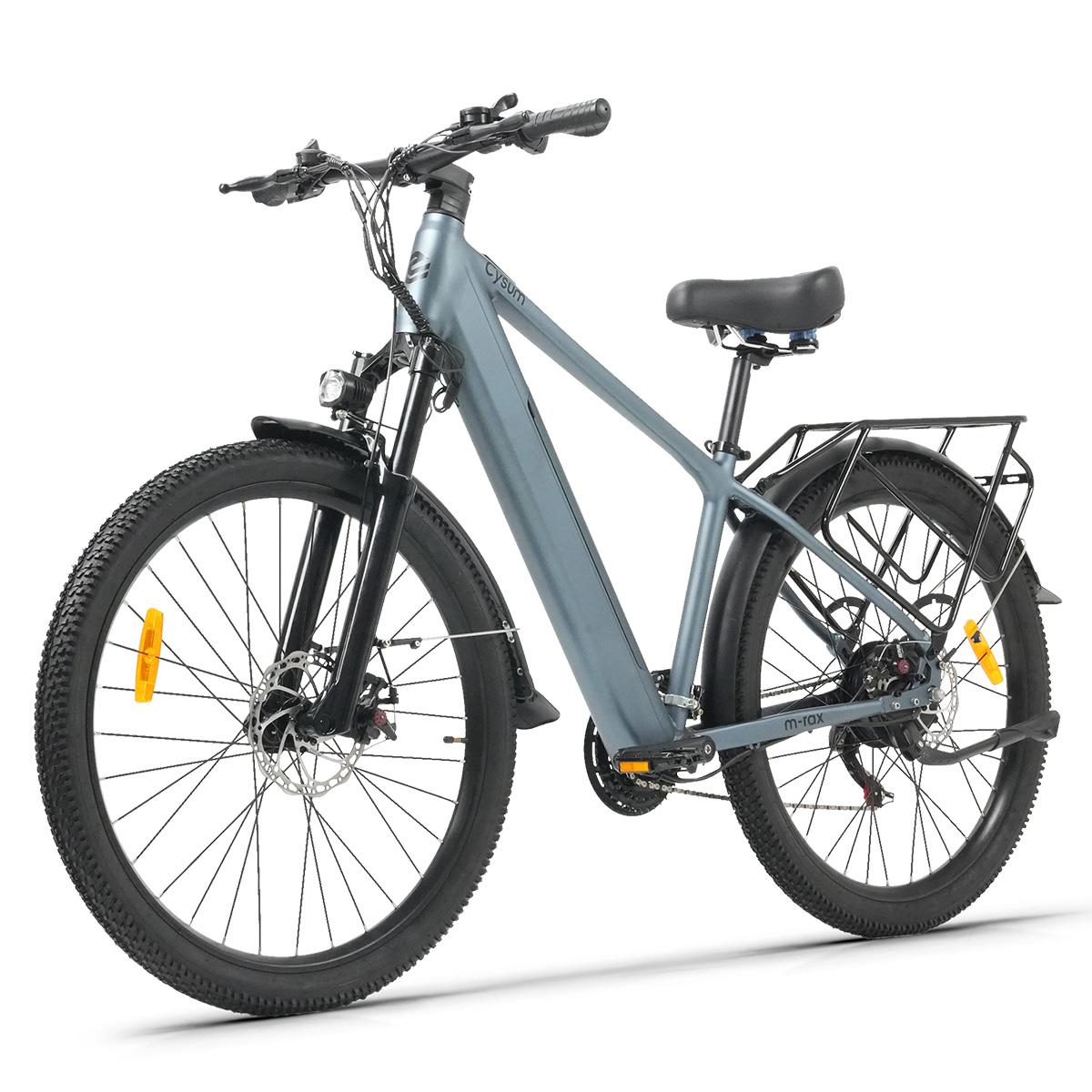 M-RAX Mountain-Elektrofahrrad für Erwachsene, Aluminiumrahmen, 48V, mechanische Scheibenbremsen, 27,5-Zoll All-Terrain-Reifen,max. 120 kg Zuladung