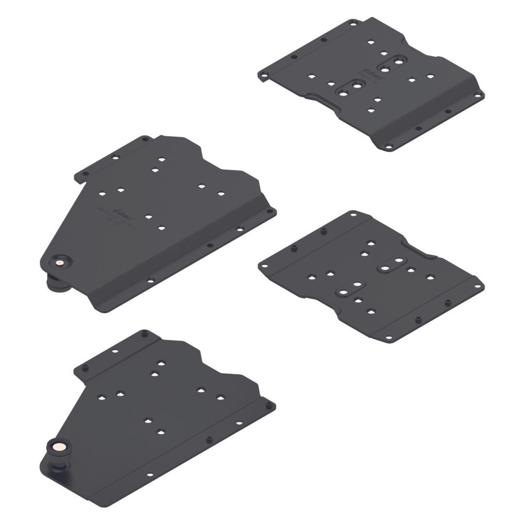 Blum Pocketverbinder-Set REVEGO duo, für Anwendung ohne Sockel (9600326)