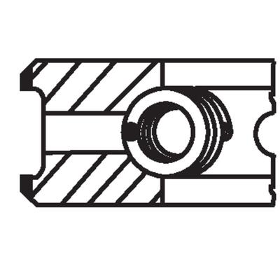 MAHLE Kolbenringsatz 001rs111270n0