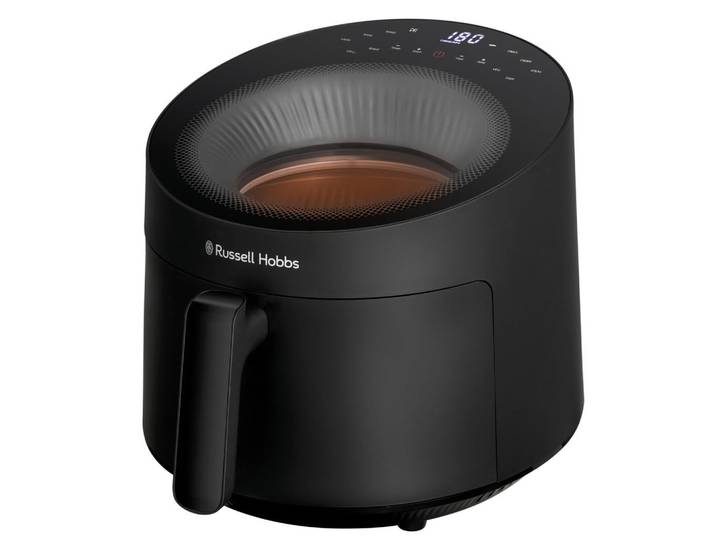 Russell Hobbs Heissluftfritteuse, Schwarz, Kunststoff, 30x28x45 cm, Kochgeschirr, Küchengeräte, Fritteusen