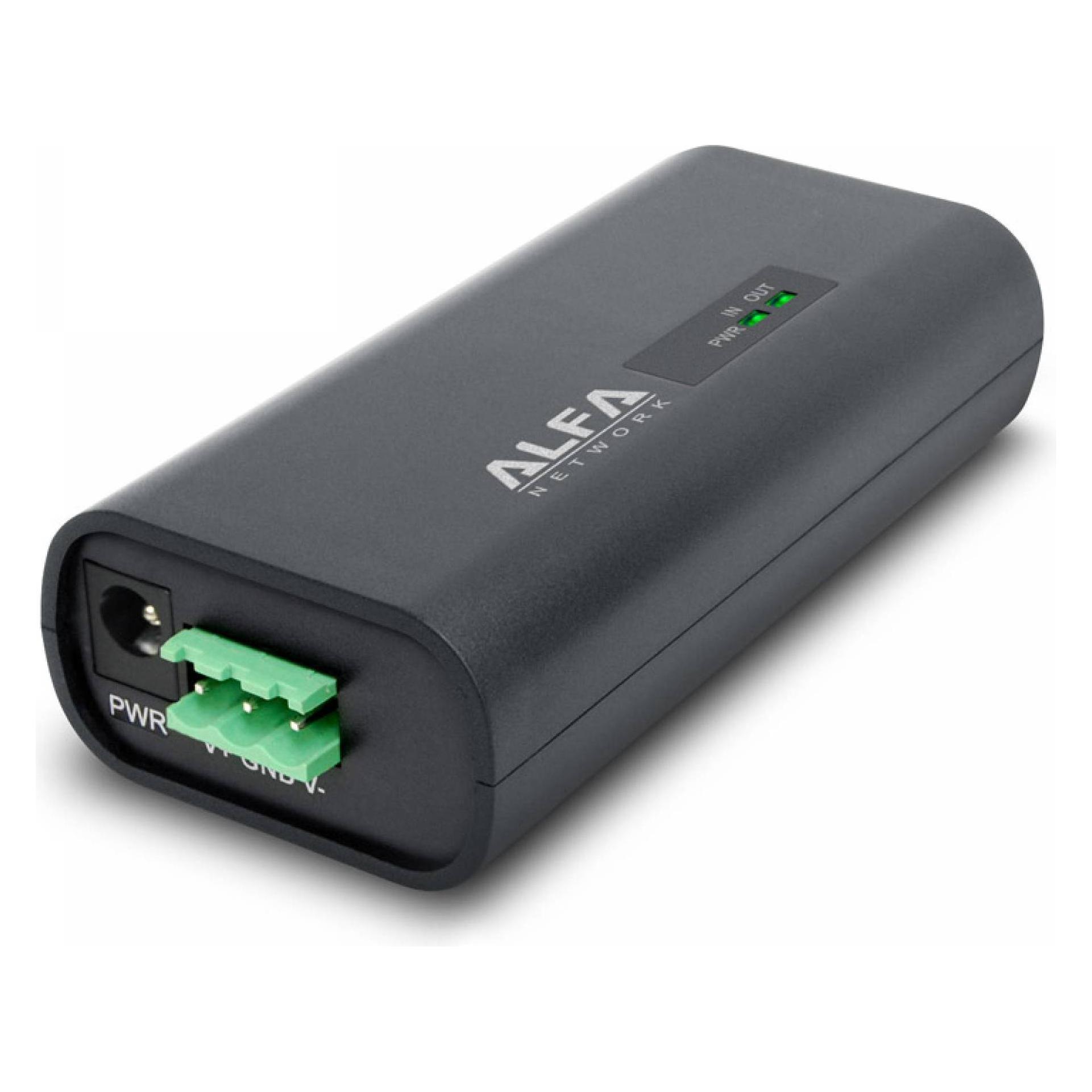 Alfa Network Alfa 48VDC to PoE Converter DDC-4824POE (DDC-4824POE)