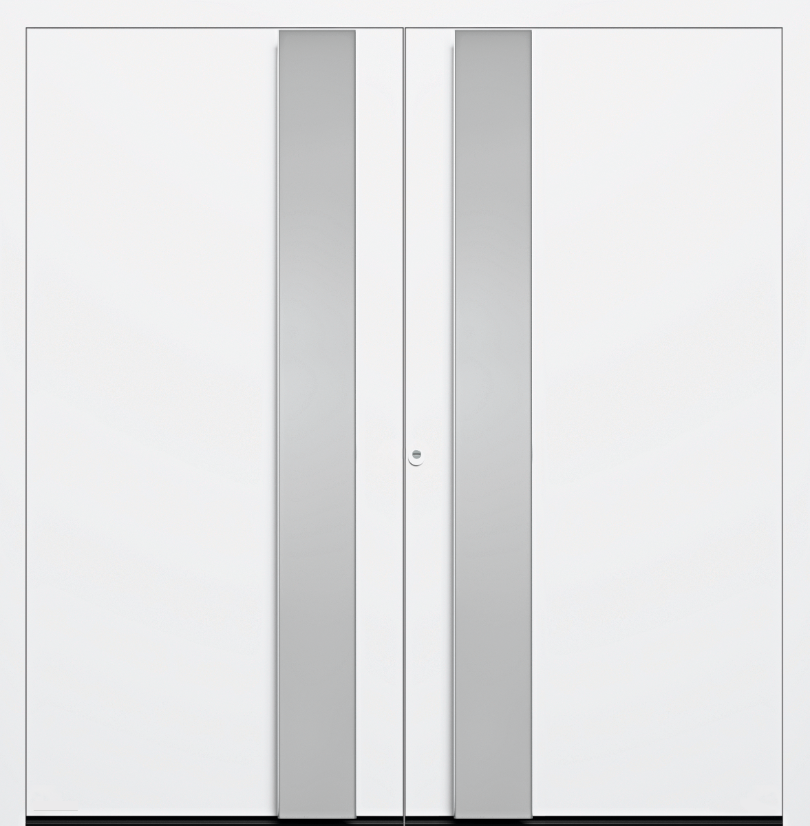 Hörmann Aluminium Haustür TopComfort Portal Motiv 565, 2-flügelig