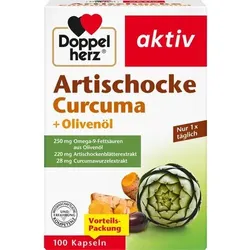 DOPPELHERZ Artischocke Curcuma+Olivenöl Kapseln 100 St