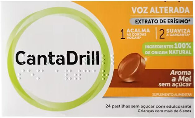 CantaDrill Sem Açúcar 24 pastilhas