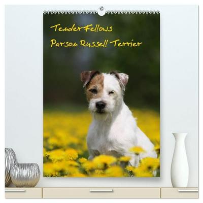Tender Fellows - Parson Russell Terrier (hochwertiger Premium Wandkalender 2027 DIN A2 hoch), Kunstdruck in Hochglanz