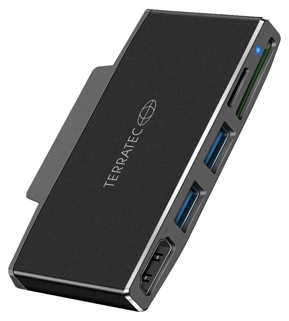 Terratec Connect GO1 Surface Go Dock met USB, HDMI en Cardreader