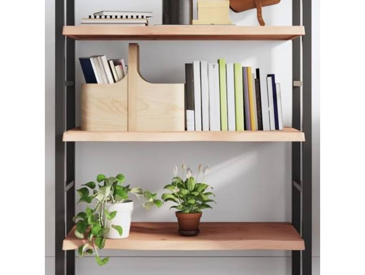 Massives Eichenholz unbehandelt rustikales Wandboard 80x40x4 cm Braun Wandregal Massivholz Eiche Unbehandelt 80x40cm Naturkante Stabil Rustikal Holzboard Wandboard Flur Wohnzimmer Küche