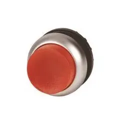 Eaton 216789 Leuchtdrucktaste, RMQ-Titan, hoch, rastend, rot, unbeschriftet, Frontring Titan M22-DRLH-R  - 5 Stück