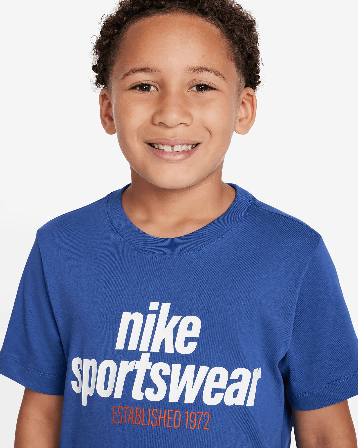 Nike Eighties Jr - T-shirt - Blu Royal 12-13ANNI