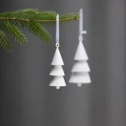 SANTA Weihnachtglocke Tannenbaum Höhe 11 cm