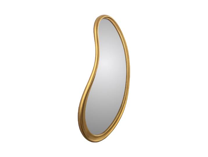 Grosser Design Wandspiegel „Brigitte“ Gold Schuller
