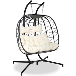 Endorphin, Hängesessel,  Hängesessel Twin mit Gestell & weichem Kissen für 2 Personen (200 kg)
