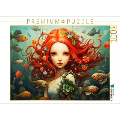 CALVENDO Puzzle Zauberhafte Meerjungfrauen | 1000 Teile Lege-Größe 64x48cm Foto-Puzzle für glückliche Stunden, Sonstige von , Calvendo Puzzle