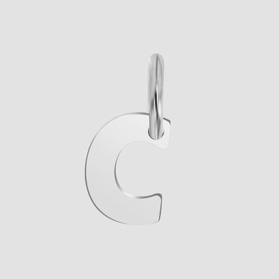 Buchstabenanhänger ADELIA´S "Anhänger – Buchstabe N Buchstabenanhänger aus 925 Silber", silber, Schmuckanhänger, Damen, Silber 925 (Sterlingsilber), Perfekt zum Verschenken an besondere Menschen
