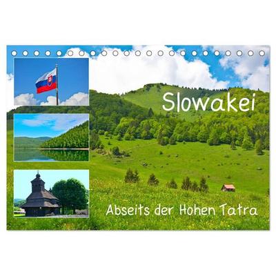 Slowakei - Abseits der Hohen Tatra (Tischkalender 2027 DIN A5 quer), CALVENDO Monatskalender