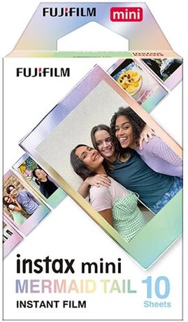 Fujifilm Papel fotográfico Instax Mini Film Mermaid Tail   10 folhas