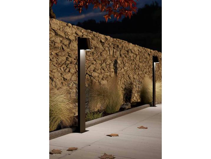 Borne éclairage LED Stagnone 10 x 100 x 13cm Noir