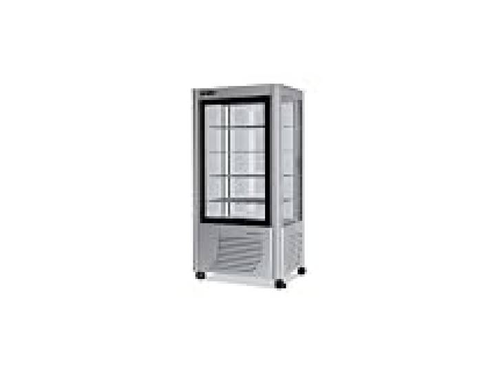 Furnotel Vitrine Réfrigérée Positive Professionnelle - 4 Faces Vitrées 540 Litres