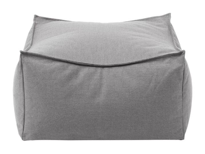 Pouf BLOMUS, grau, B:60cm H:32cm T:60cm, Kunststoff, Poufs, Pouf