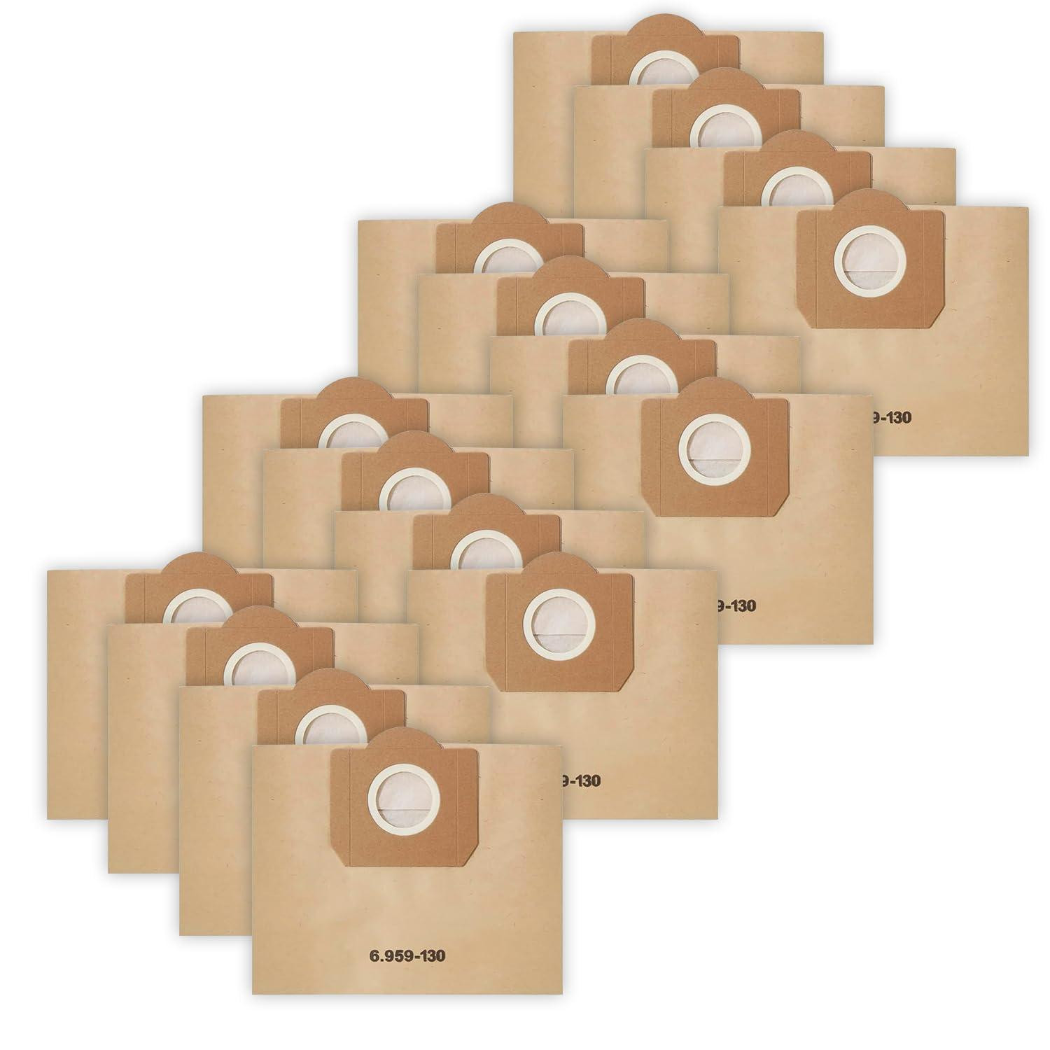 16 stofzuigzakken voor Karcher WD3, MV3, A2604 en 2554 - Dripio