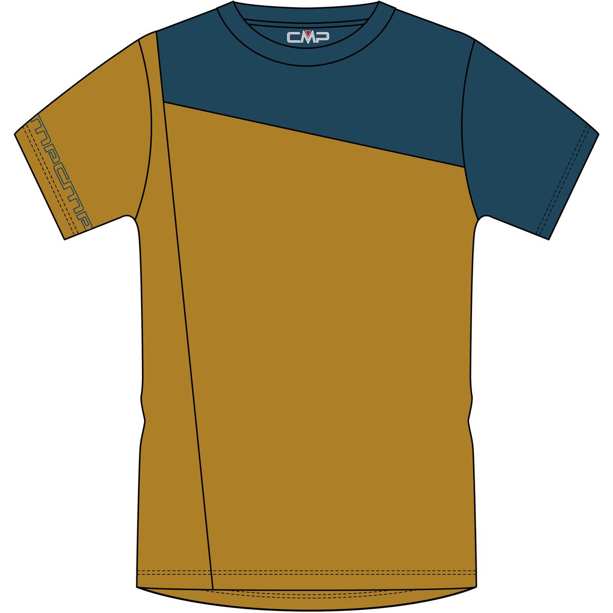 CMP MAN T-shirt curcuma (R813) 50 36N5417-R813-50