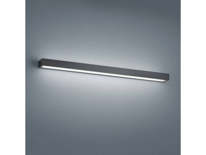 Helestra Wandleuchte Theia, schwarz, für Badezimmer, Metall, Modern