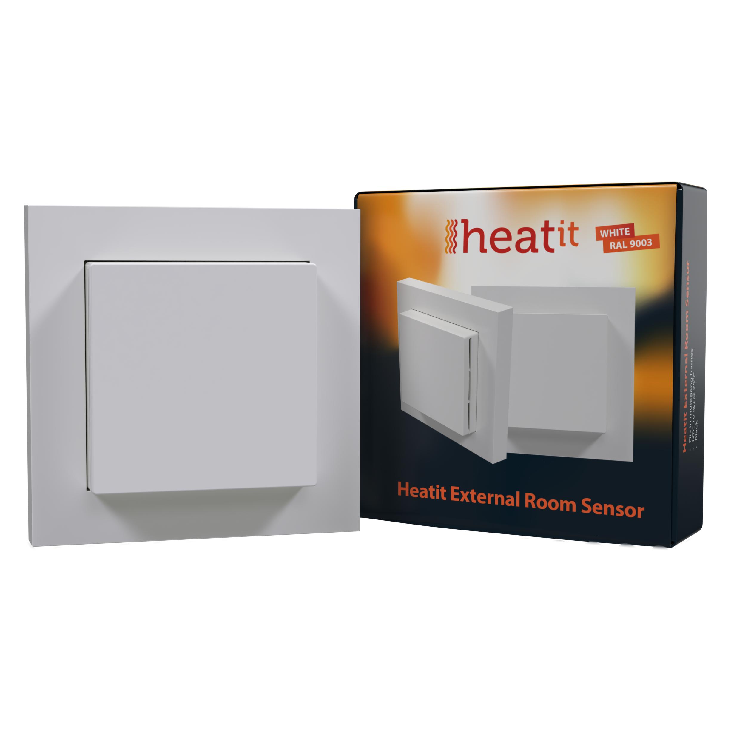 Heatit External Room Sensor (Weiss RAL 9003) (44792916)