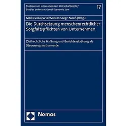 Die Durchsetzung menschenrechtlicher Sorgfaltspflichten von Unternehmen, Fachbücher