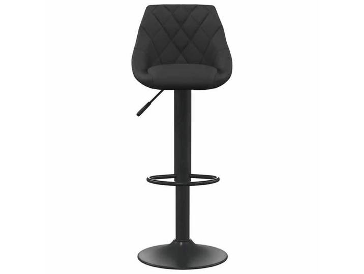 Elegant Tabouret de bar Noir Velours - Chaise Bar Haute(1parcel)12399