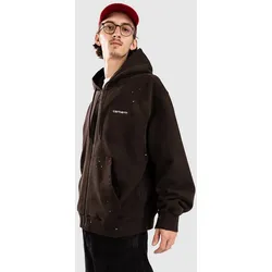 Carhartt WIP Painter Sweatjacke tobacco / destroy wash / splt Gr. S