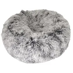 Croci Hondenmand Donut Bicolor Zwart (Hund), Hundebett + Katzenbett