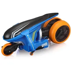 Cyklone motocykl 360 z pilotem niebieski