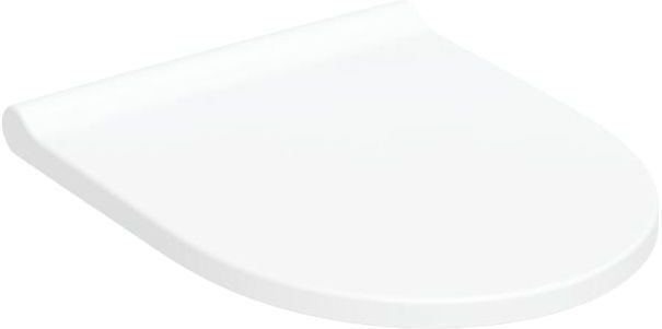 Geberit Acanto WC-Sitz 502719011 Scharniere Messing verchromt, mit Absenkautomatik, abnehmbar, weiß