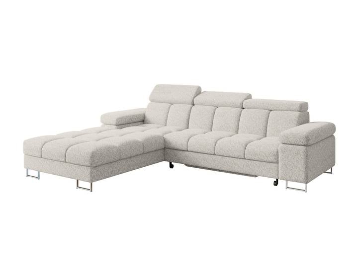 Ecksofa COMA L Hellgrau - Bosco 09
