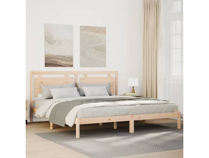 vidaXL Massivholzbett Extra Lang ohne Matratze 200x210 cm