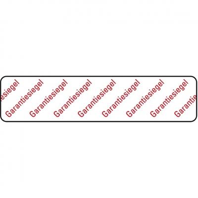 König Werbeanlagen Dreifke® Aufkleber I Sicherheitssiegel Garantiesiegel, RoHS-konform, VOID-Folie, 65x15mm, 30/Bogen