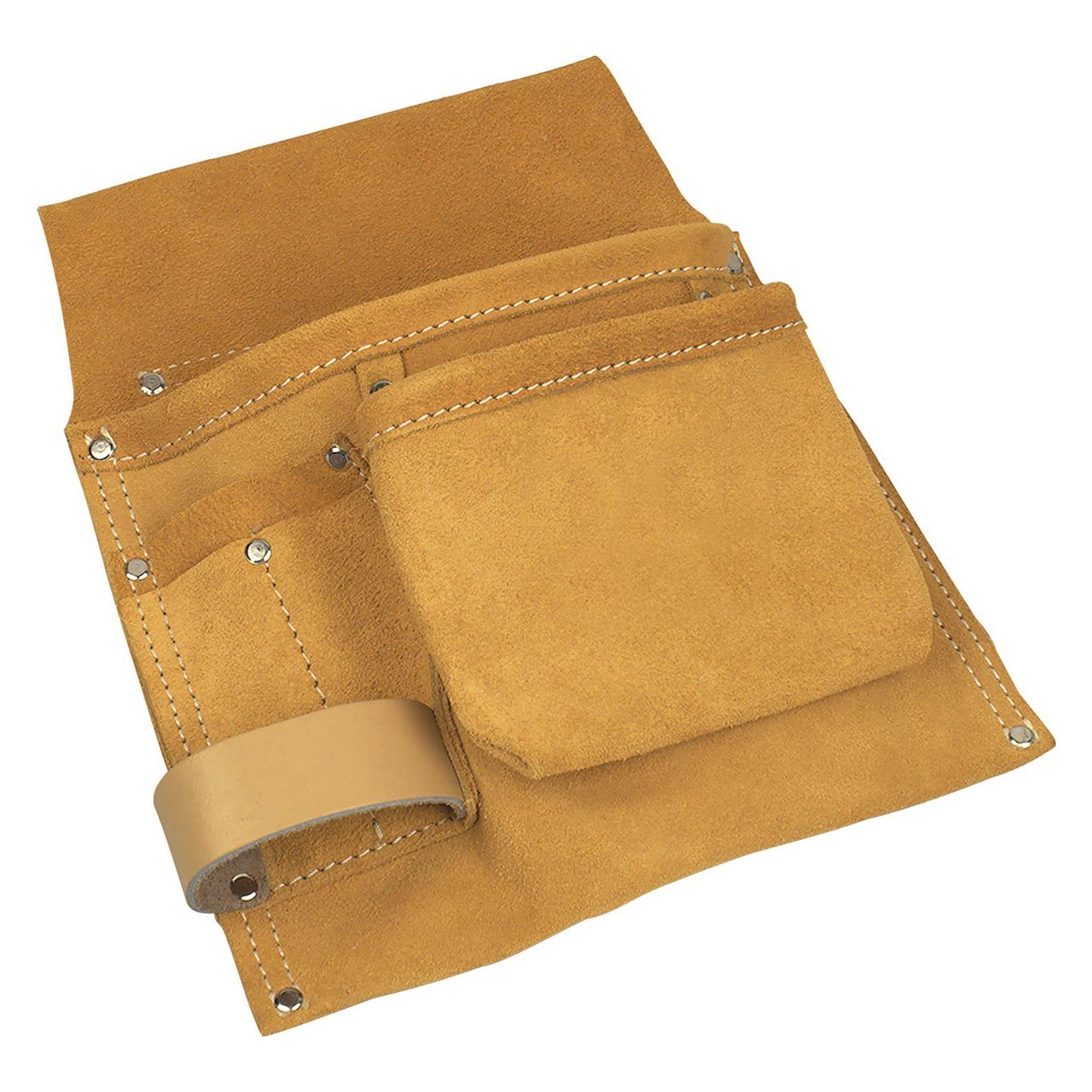 Kaufmann Doppelfach-Nageltasche aus Rindleder (31218766)