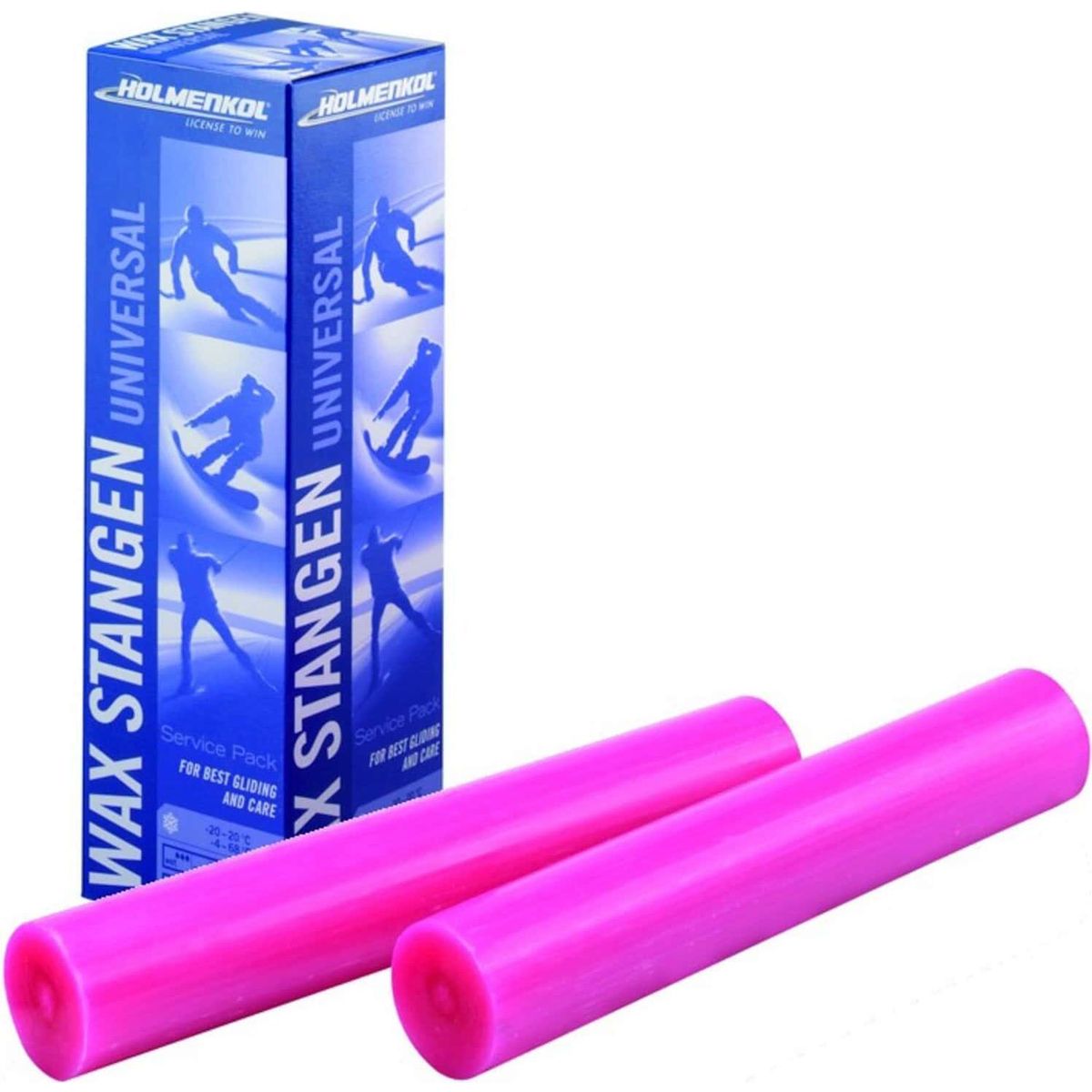 Holmenkol Universal Wax Stange Pink 4x250g 2005600000