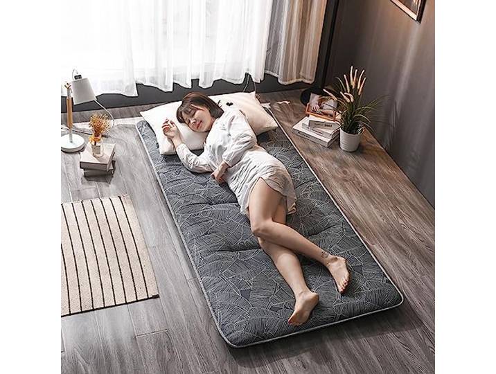 Japanische Bodenmatratze aus harter Baumwolle Multicolor King, Queen, Twin, Full, Single für Schlafsaal, Suite, Sofa, Gästenutzung (C,King(180 x 200 cm))