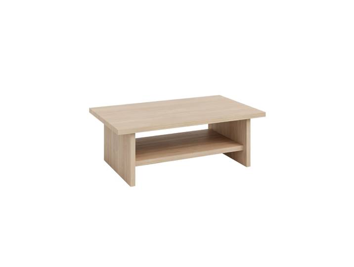 Table basse rectangulaire en bois massif naturel 100 cm Verni